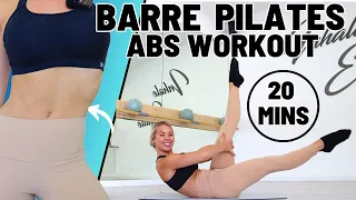 20 Min Barre Pilates Abs Workout / No Equipment