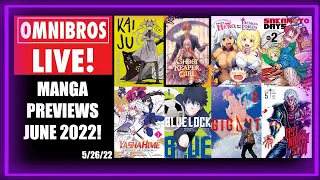 NEW MANGA RELEASES JUNE 2022!