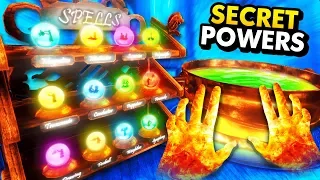 Crafting EVERY SPELL To Unlock SECRET WIZARD POWERS (Waltz of the Wizard VR Funny Gameplay)