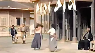 1897 - Oldest Martial Arts Footage ~ Ona Ha Itto Ryu 小野派一刀流  | Colorized and Set at Normal Speed