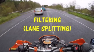 Filtering on  My Daily Commute KTM 640 SUPERMOTO