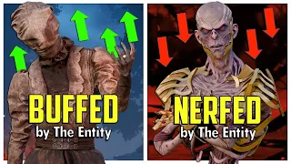 Which Killers Did the Entity Buff and Nerf? (Dead by Daylight)