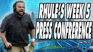 Carolina Panthers | Matt Rhule Week 5 Press Conference