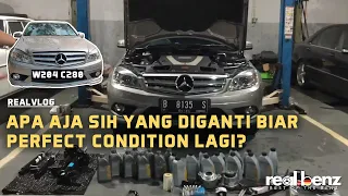 PERSIAPAN EKSEKUSI - PROSES PERFECT CONDITION MERCEDES BENZ W204 C280 AMG PACKAGE Pt 1 (REALVLOG)