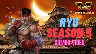 Street Fighter V season 5 - EPIC Ryu combo video