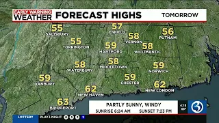 FORECAST: Windy and cooler for Friday