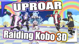 UPROAR raids Kobo's 3D debut and brings chaos【Hololive Holostars Engsub】