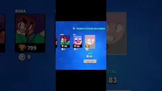 Trophy RESET😨 Brawl Stars #shorts