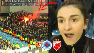 CRAZY ATMOSPHERE as Rangers SMASH Red Star Belgrade