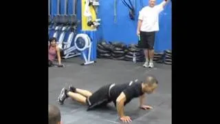 Pete's 50 burpees for time
