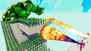 100x HULK + 2x GIANT vs 3x EVERY GOD - Totally Accurate Battle Simulator TABS