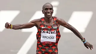 Look At How Eliud Kipchoge Won The Men's Marathon  in Tokyo 2020 Olympic