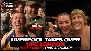 Liverpool takes over UFC London! Paddy Pimblett goes wild and Molly McCann celebrates with Rooney!