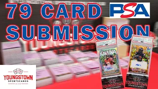 79 Card PSA Submission *** NFL DRAFT Night Reveal *** TRADE NIGHT Highlights!!!