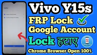 Vivo Y15s FRP Bypass || Android 11/12 || Without Pc || Google Account Unlock || New Method || 2023.