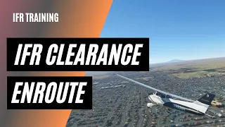 How to Get an IFR Clearance Enroute | Picking up IFR Clearance | Pop Up IFR Clearance