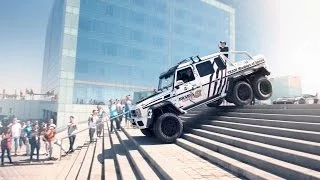 Brabus Mercedes G63 AMG 6x6 700 in the 2014 Gumball 3000 - Team Betsafe