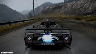 NFS Hot Pursuit Remastered: Pagani Zonda Cinque Roadster NFS Edition - Gameplay Free Roam [4KPS5]