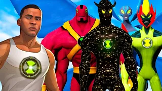 Franklin Collecting The BEN 10 ALIENS in GTA 5 || Franklin Become Ben 10  Aliens || Gta 5 Tamil