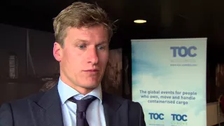 Major Shipper Cargill speaking after their presentation at TOC Europe