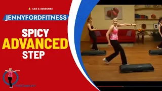 Spicy Step | Step Aerobics | Dance-Based Choreography | Advanced Workout | 60 Min | JENNY FORD