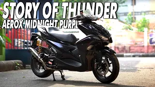 Story Of Thunder - Yamaha Aerox Midnight Purple