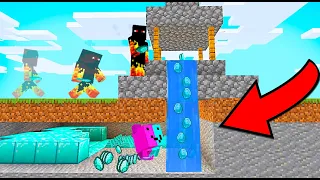 DESCOBRI A FONTE DOS DESEJOS SECRETA QUE PEGA TODOS OS DIAMANTES DO MINECRAFT!