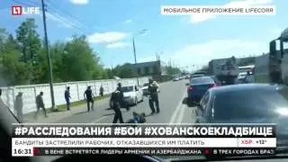 Родственники задержанных на Хованском кладбище находятся в Пресненском суде