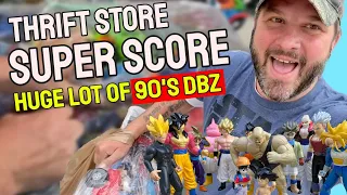 Vintage 90's DBZ! Thrift Store Super Score! Vintage Dragon Ball Z Figures Toy Hunt and Review!