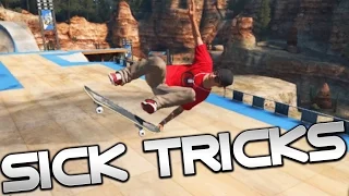 Skate 3 Xbox One: SUPER ULTRA MEGA-PARK SICK TRICKS! | X7 Albert