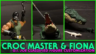 G.I. Joe Classified Series Croc Master & Fiona Action Figure Customization