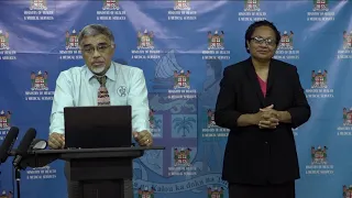 Fijian Permanent Secretary for Health delivers a statement on COVID-19 update, 30/07/21