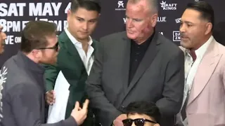 Canelo Alvarez PROFANITY LADEN RANT at Oscar De La Hoya after CONFRONTATION