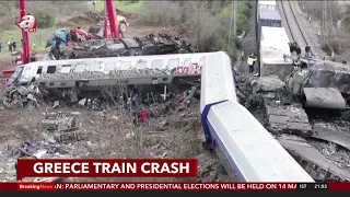 At least 36 killed after 2 trains collide head-on in Larissa