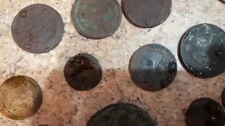 Чистка медных монет мылом. Результаты неожиданные