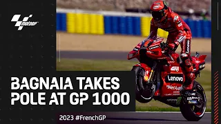 Bagnaia's last-gasp Q2 pole grabbing stunner 💨| 2023 #FrenchGP