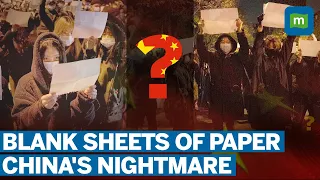 China Protests | Why Are People Holding Blank Sheets Of Paper? | Xi Jinping Asked To "Step Down"