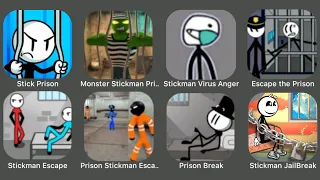 Top 8 Stickman Prison Escape Android Games: Prison Break, Escape the Prison, Stickman JailBreak