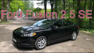 Обзор Ford Fusion 2.5 SE 2016 - мондео из США ?