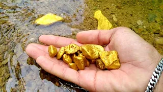 I found gold in the river immediately I bought a new Lamborghini