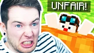 Playing an UNFAIR Minecraft Map!