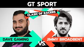 Dave Gaming vs. Jimmy Broadbent in GT Sport | Clash of Racers - Full Race