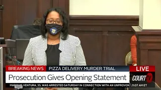 The state offers their opening statement in the Pizza Delivery Murder Trial