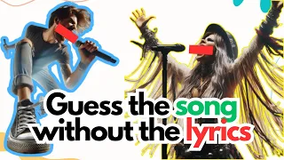 Audio quiz! Guess the popular song with the lyrics removed | 3 levels | #songquiz #musicquiz #quiz