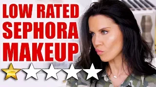 TESTING LOW-RATED SEPHORA MAKEUP