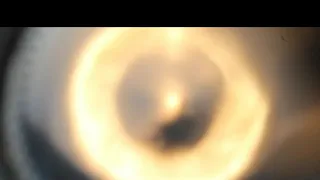 Наблюдения Солнца в телескоп из бутылки, Сириус-1. Хорошо видна полусфера светила.
