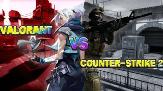 Counter-Strike 2 vs Valorant