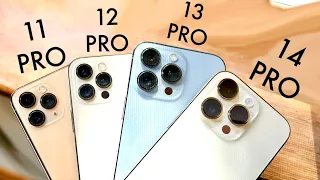 iPhone 14 Pro Vs iPhone 13 Pro Vs iPhone 12 Pro Vs iPhone 11 Pro Camera Comparison