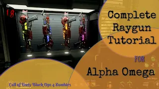 Complete RAYGUN Tutorial for Alpha Omega:All Parts & Buildable Locations|Full Rayguns Tutorial