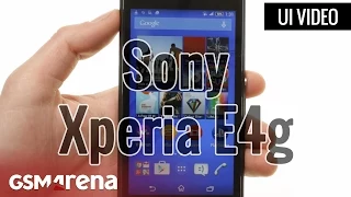 Sony Xperia E4g user interface